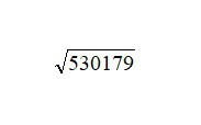 square root question, seek to answer up to 8 digits